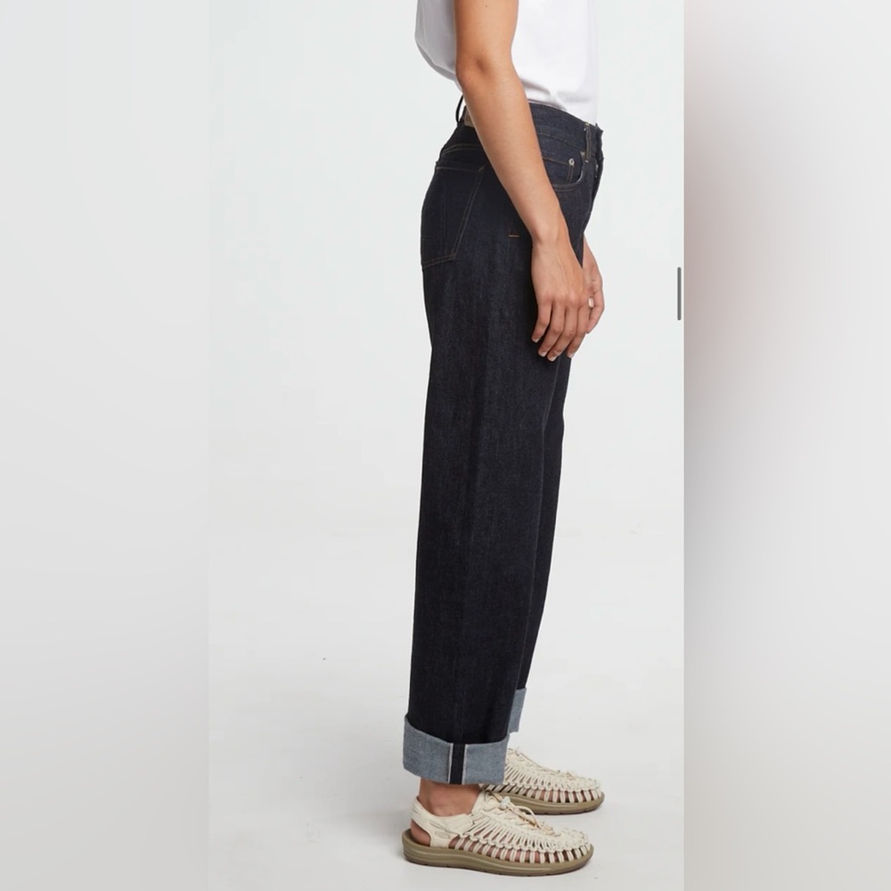 Girls of Dust “Georgia” Straight Leg Jeans - Dark Indigo - Picture 8 of 8